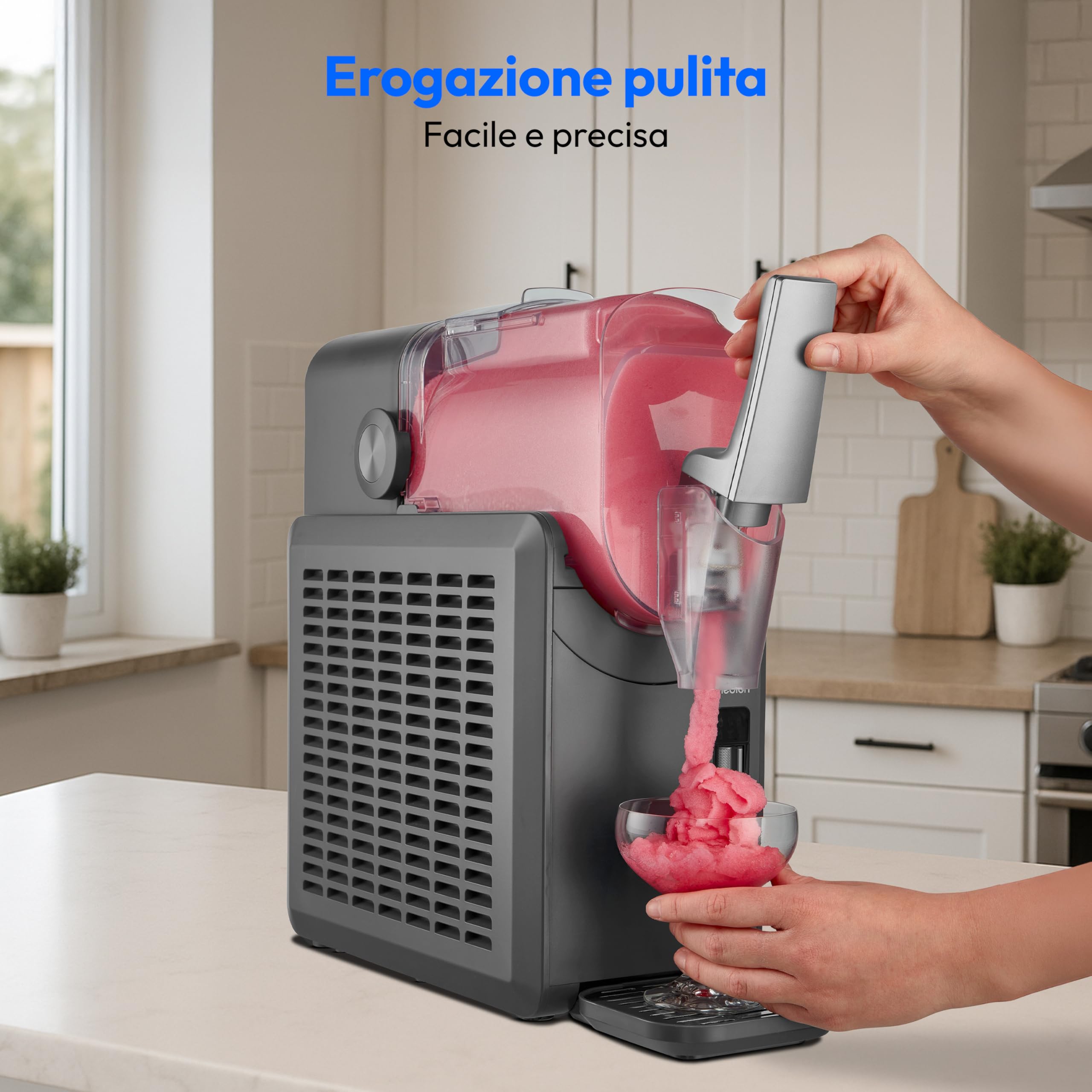 Medion MD12090 Macchina Granita 2,6L Argento 5 Programmi