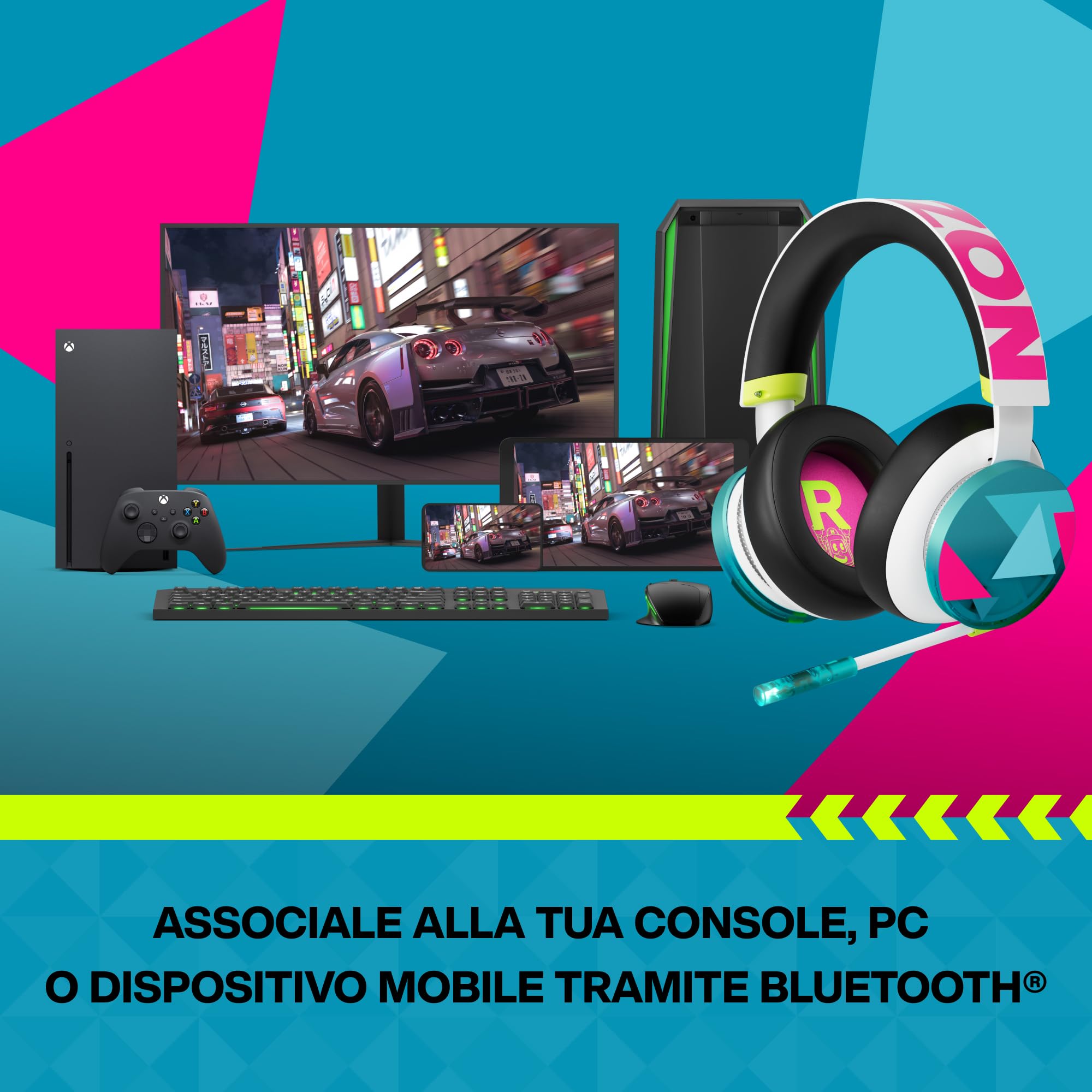 Xbox Forza Horizon 6 cuffie wireless edizione limitata 20 h