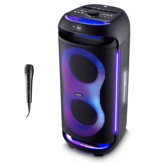 Medion PE-2 Plus Partybox Batteria con Microfono LED