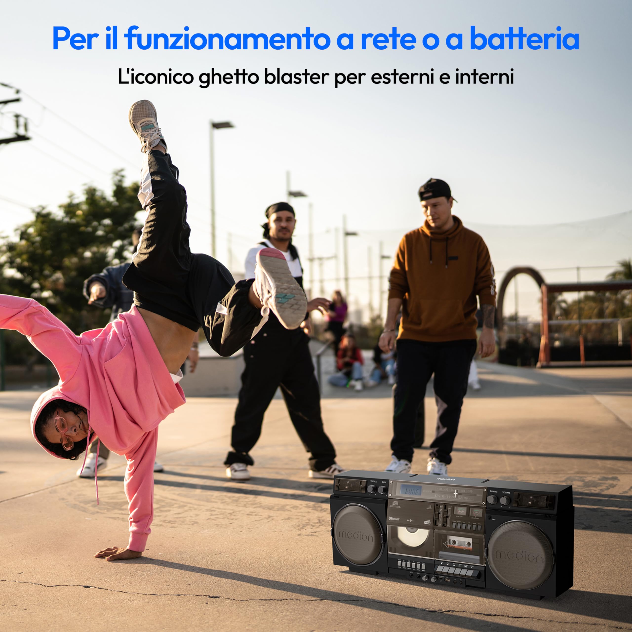 MEDION LIFE MD44538 P66538 registratore cassette nero