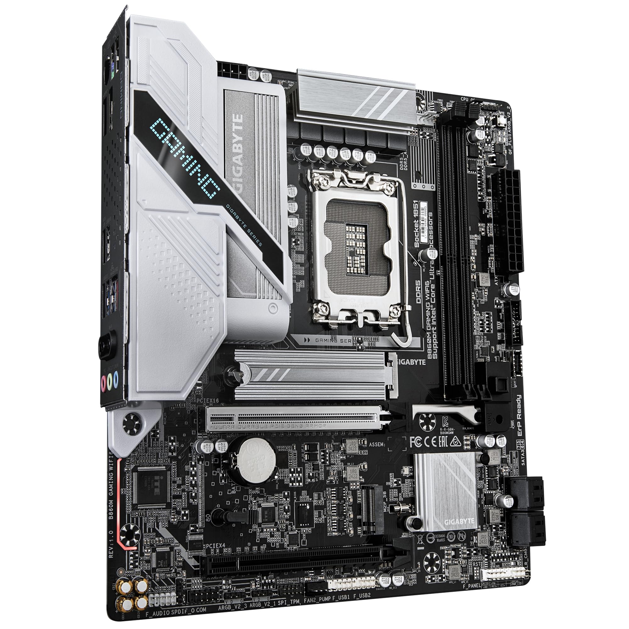 GIGABYTE B860M GAMING WIFI6 scheda madre DDR5 Wi-Fi 6