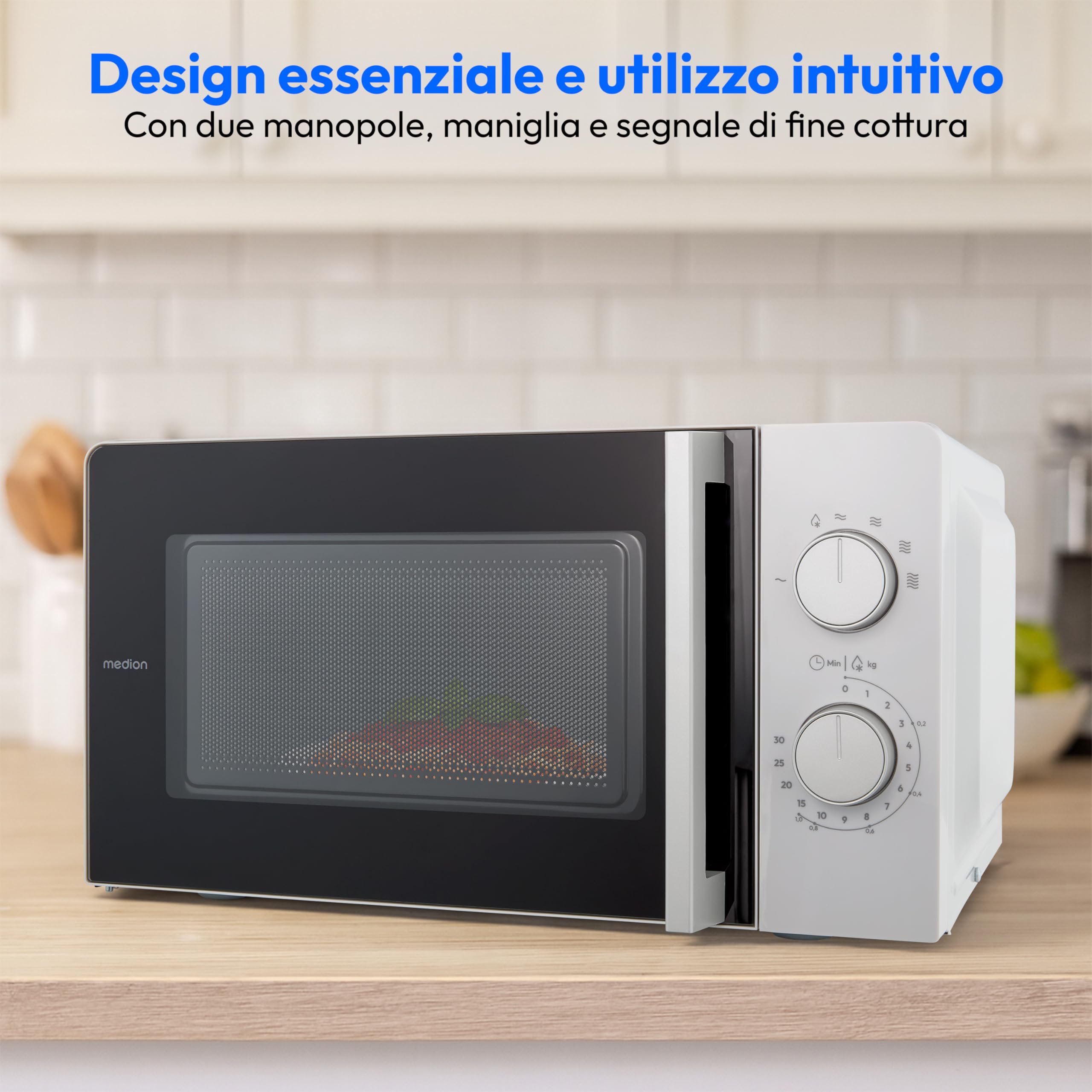 MEDION MD12211 forno a microonde 20 L grigio chiaro 700W