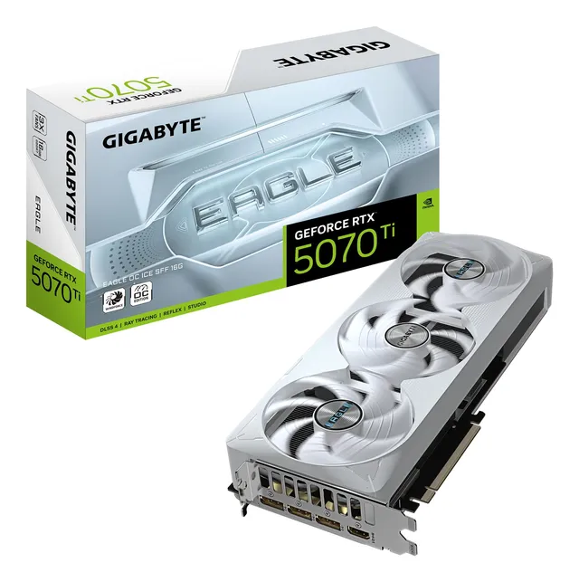 Gigabyte RTX 5070 Ti Eagle OC Ice SFF 16G scheda video 16GB GDDR7