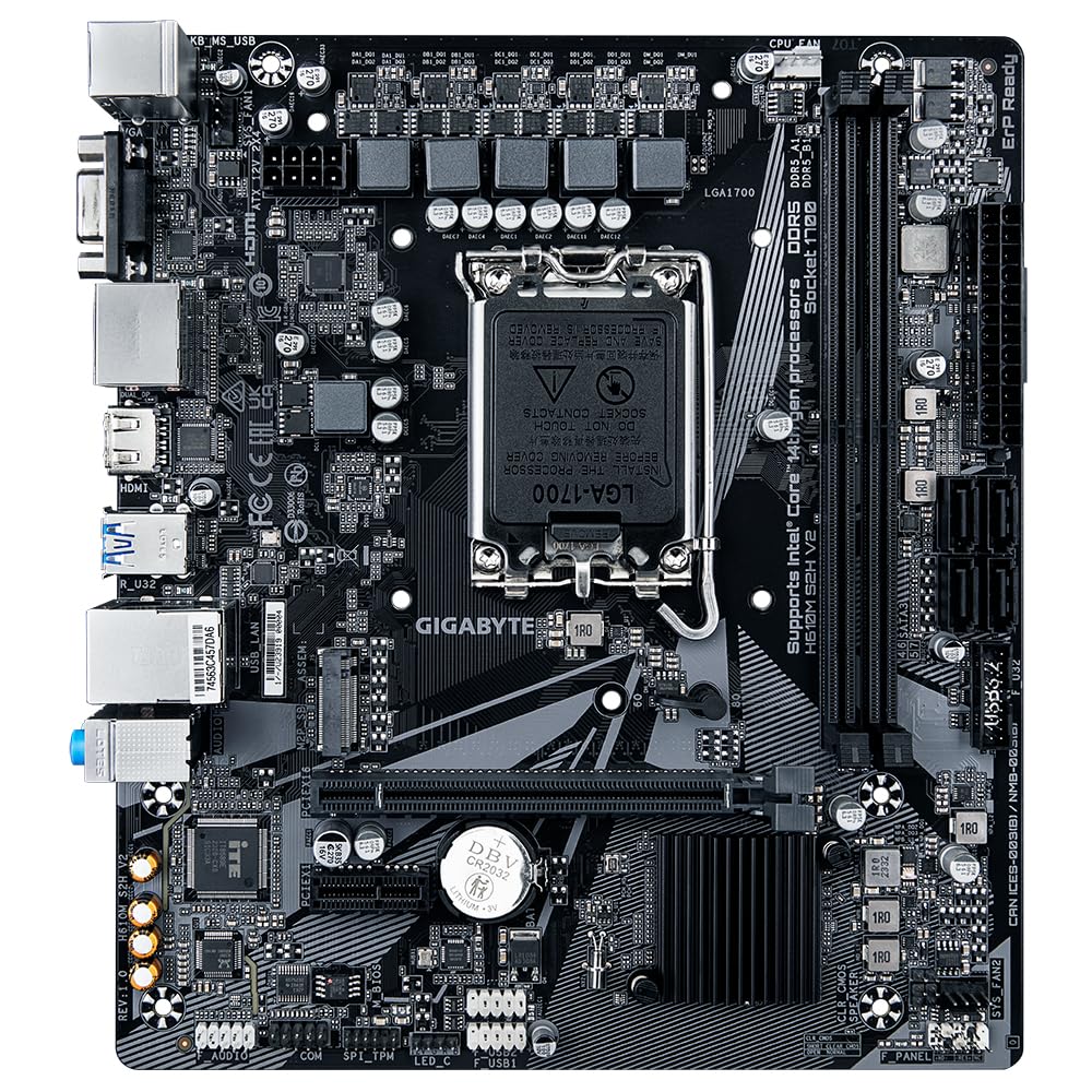 GIGABYTE H610M S2H V2 scheda madre DDR5 LGA1700