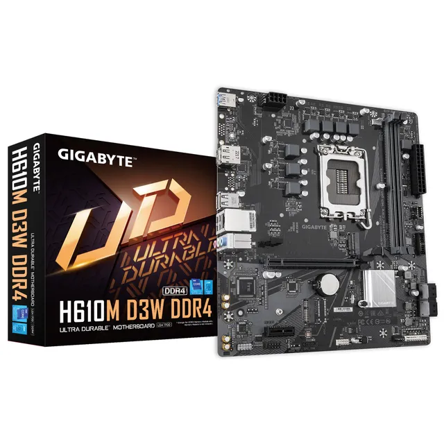GIGABYTE H610M D3W scheda madre DDR4 LGA1700 PCIe M.2