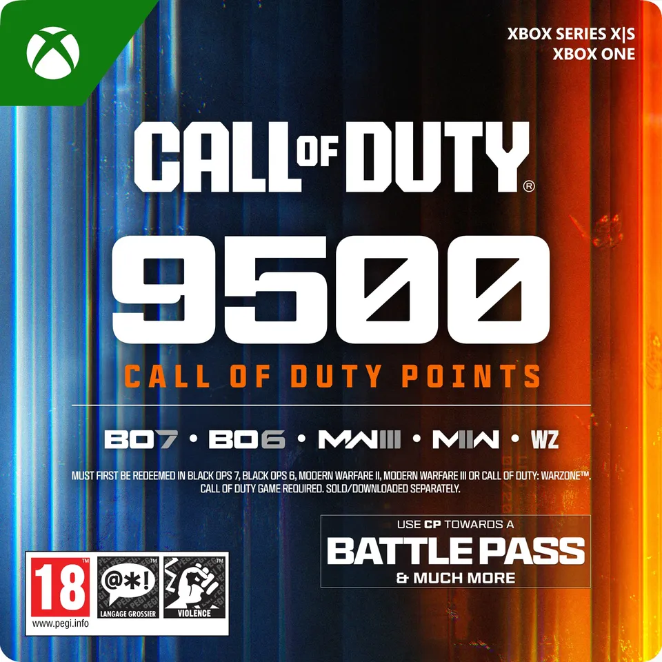 Call of Duty 9500 Points codice Xbox download pass battaglia