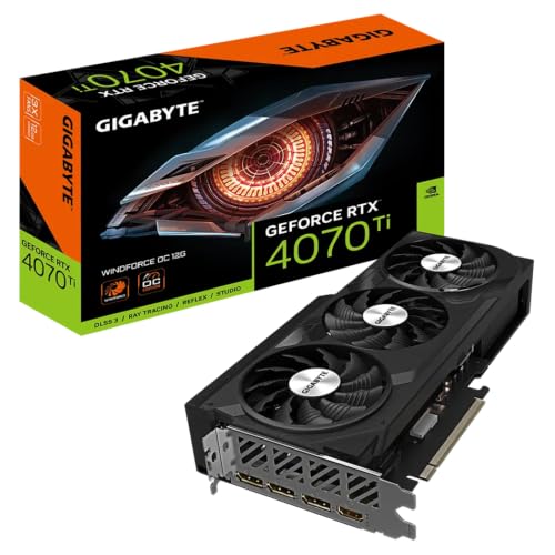 GIGABYTE RTX 4070 Ti WINDFORCE OC 12GB scheda video GDDR6X