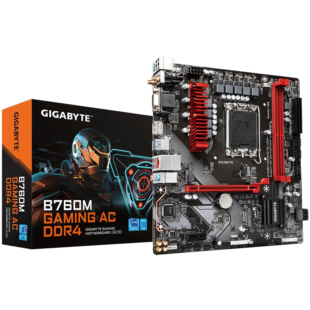 GIGABYTE B760M Gaming AC DDR4 scheda madre Wi-Fi