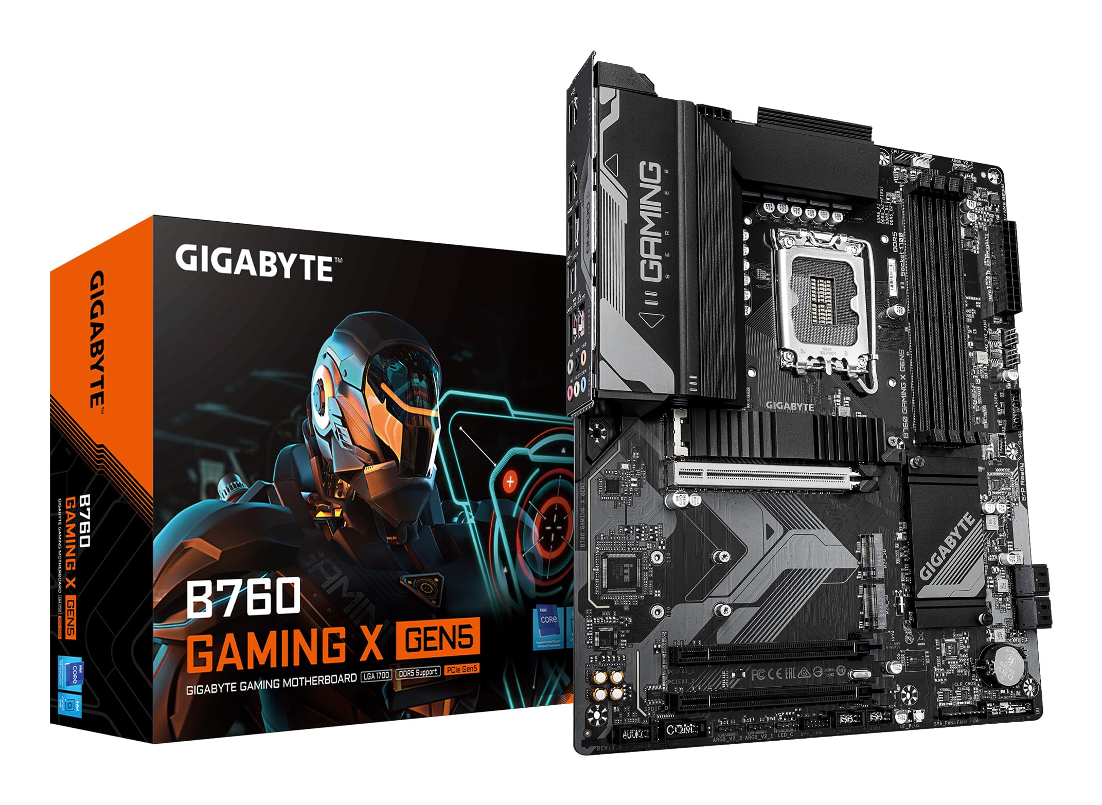 GIGABYTE GAMING B760 X GEN5 scheda madre DDR5 ATX PCIe 5.0
