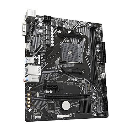 GIGABYTE A520M K V2 scheda madre AM4 Micro-ATX