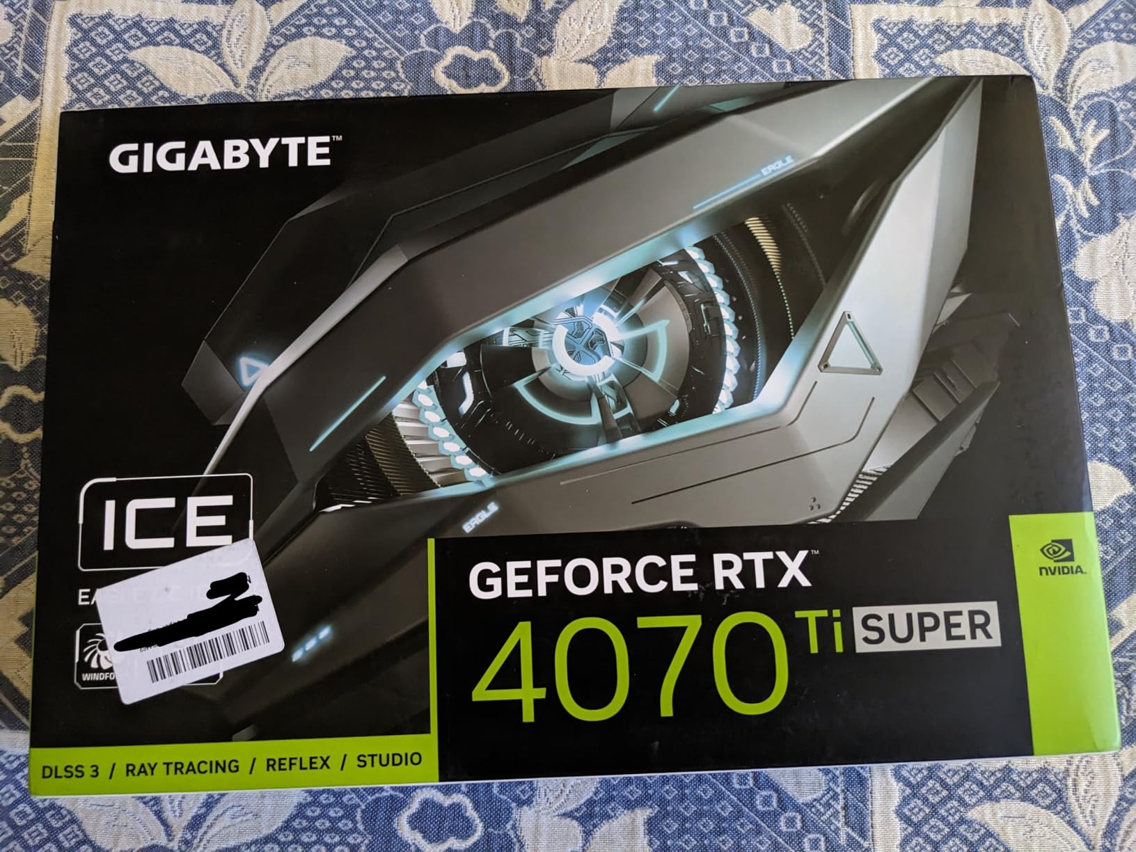 GIGABYTE RTX 4070 Ti SUPER EAGLE ICE 16G scheda video 16GB