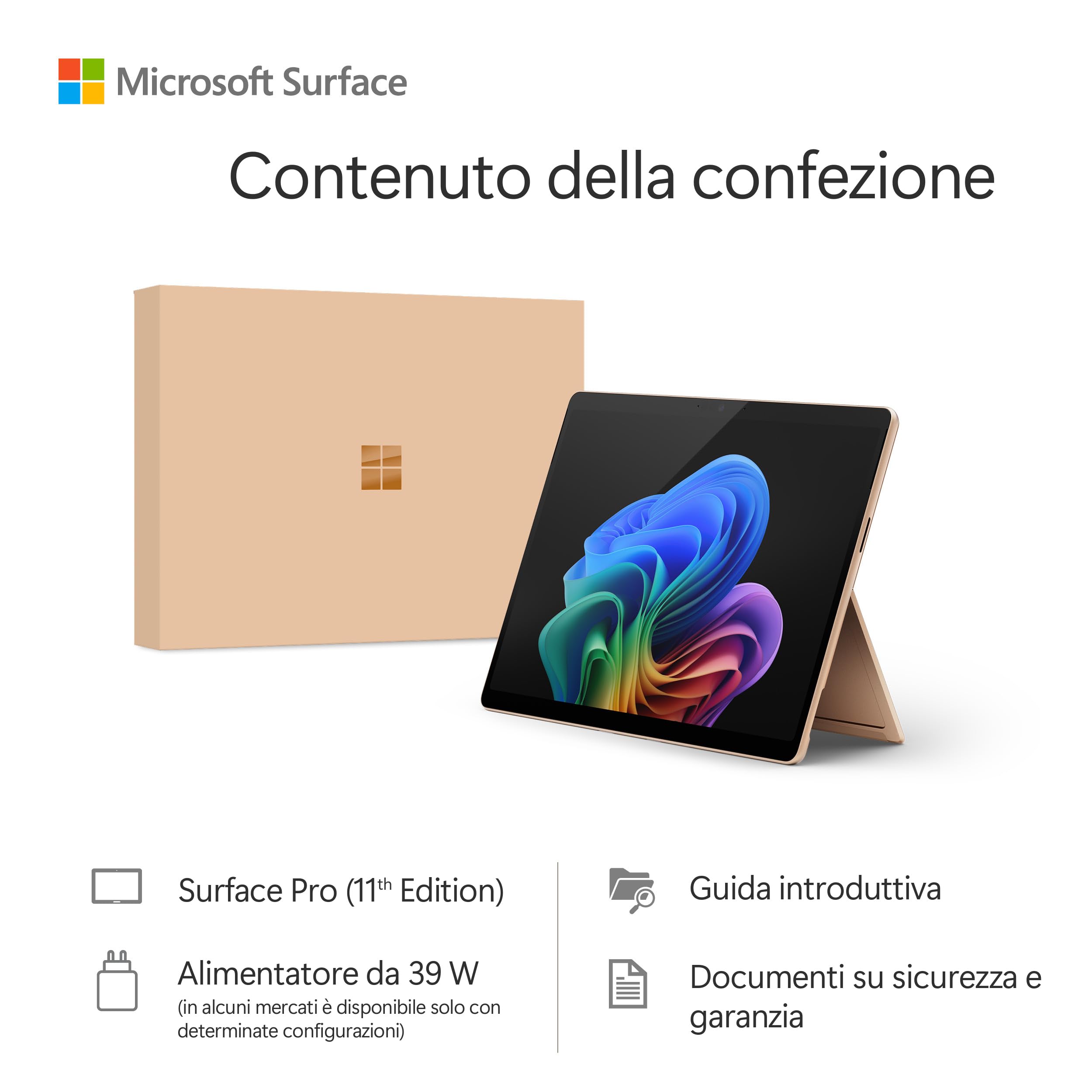 Microsoft Surface Pro 11 Notebook OLED 13" 16GB 512GB Dune
