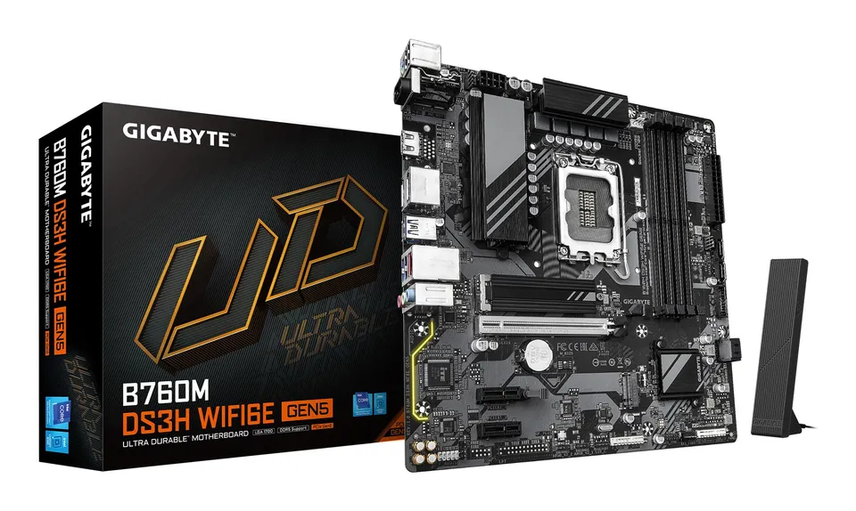 GIGABYTE B760M DS3H WIFI6E GEN5 scheda madre DDR5