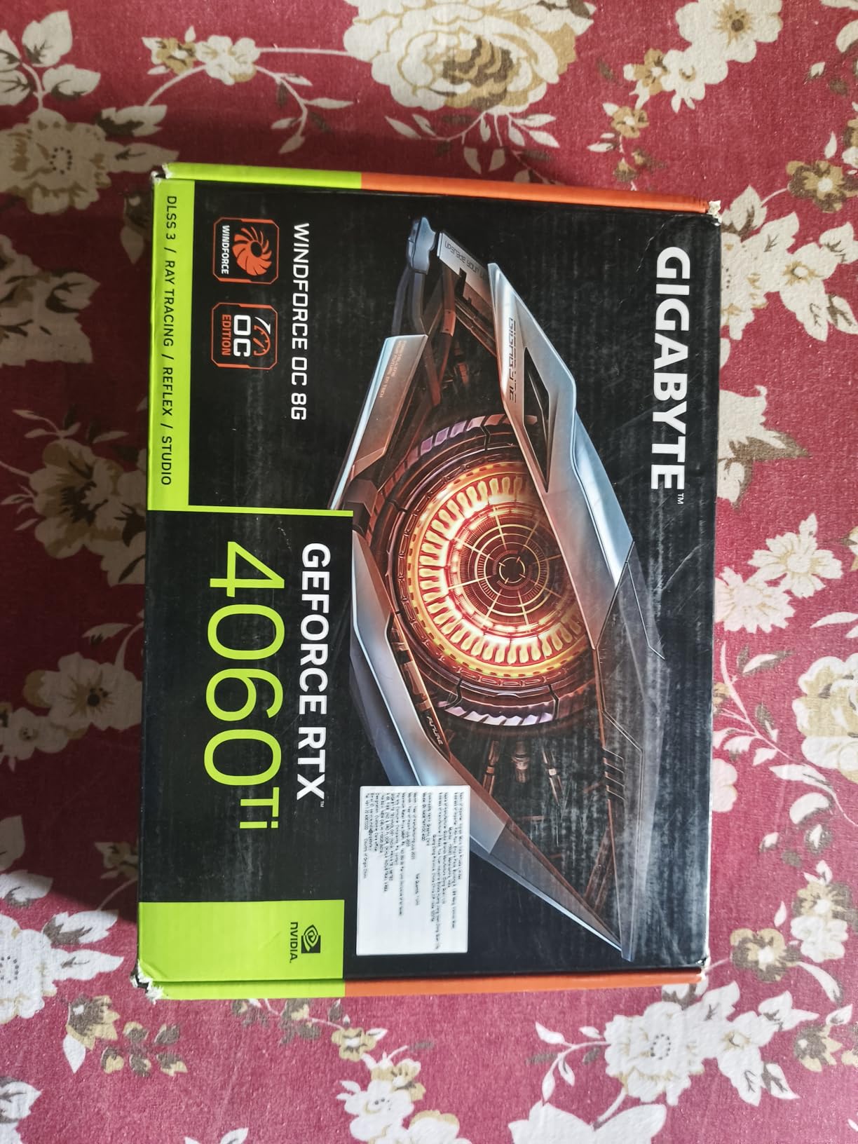GIGABYTE RTX 4060 Ti WINDFORCE OC 8G scheda video 8GB