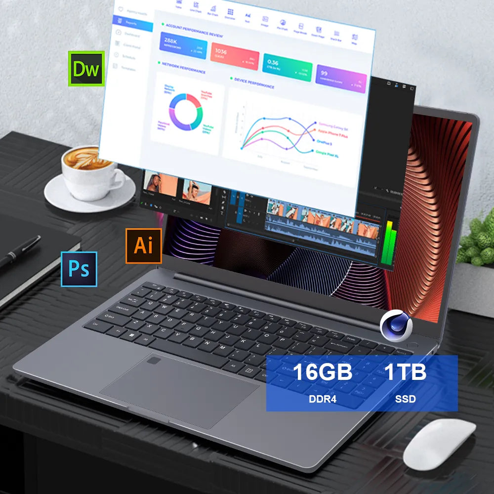 Ninkear A15 Plus Pro Ryzen 7 5825U laptop 16GB/1TB
