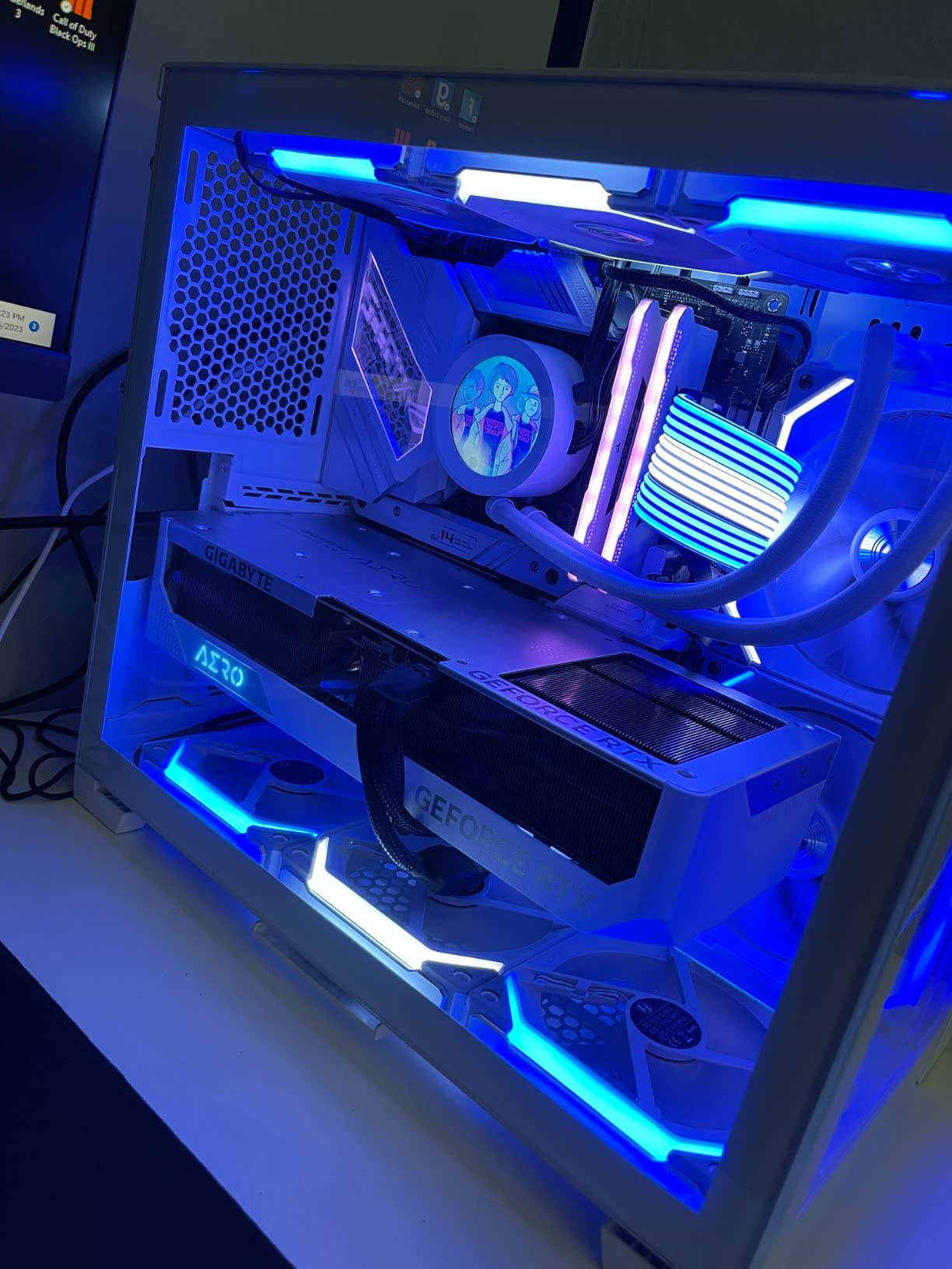 GIGABYTE RTX 4080 AERO OC 16G Scheda Video 16GB GDDR6X bianca