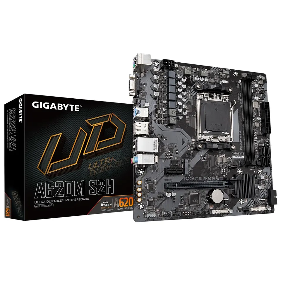 GIGABYTE A620M S2H scheda madre AM5 DDR5 Micro-ATX