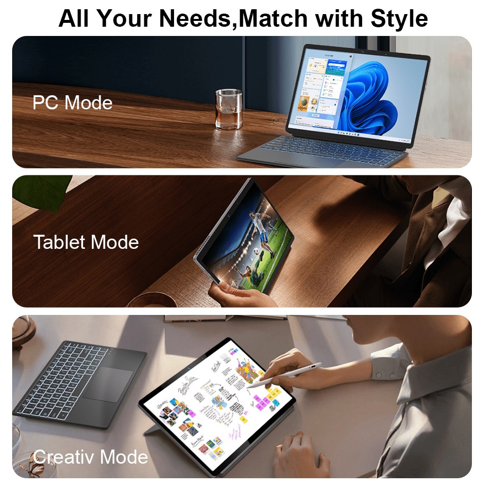 Ninkear T40 2-in-1 tablet laptop 14" N100 16GB/512GB