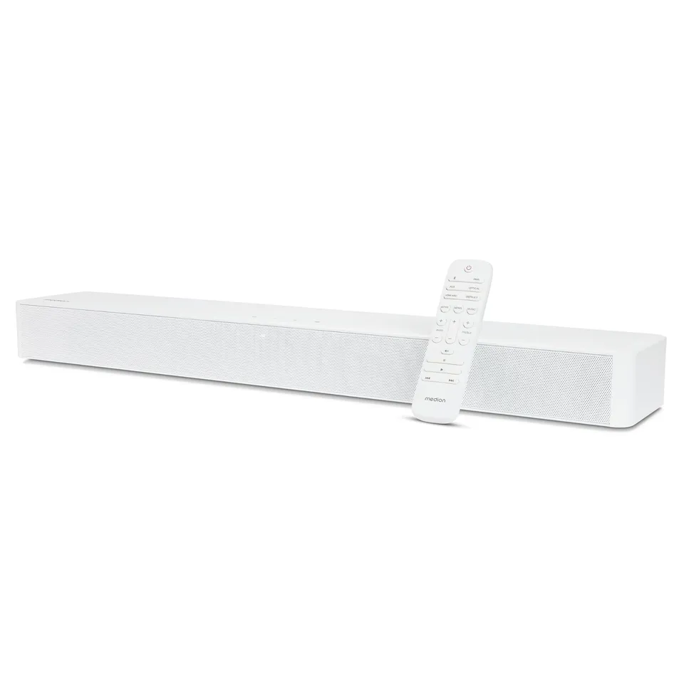 MEDION P61155 Soundbar Bluetooth 2.0 Bianca 60W