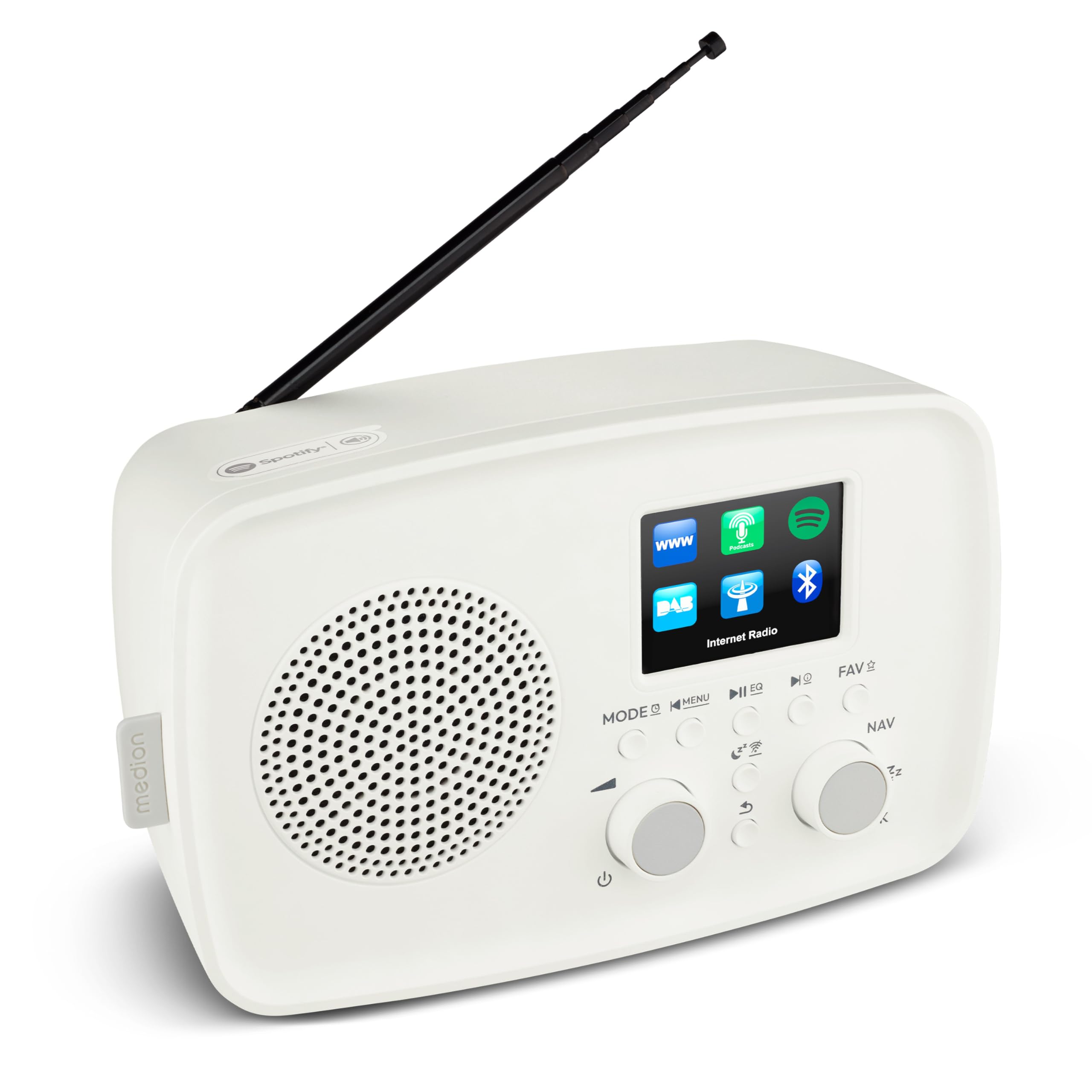 Medion IRE-1 radio internet DAB+ grigia Bluetooth