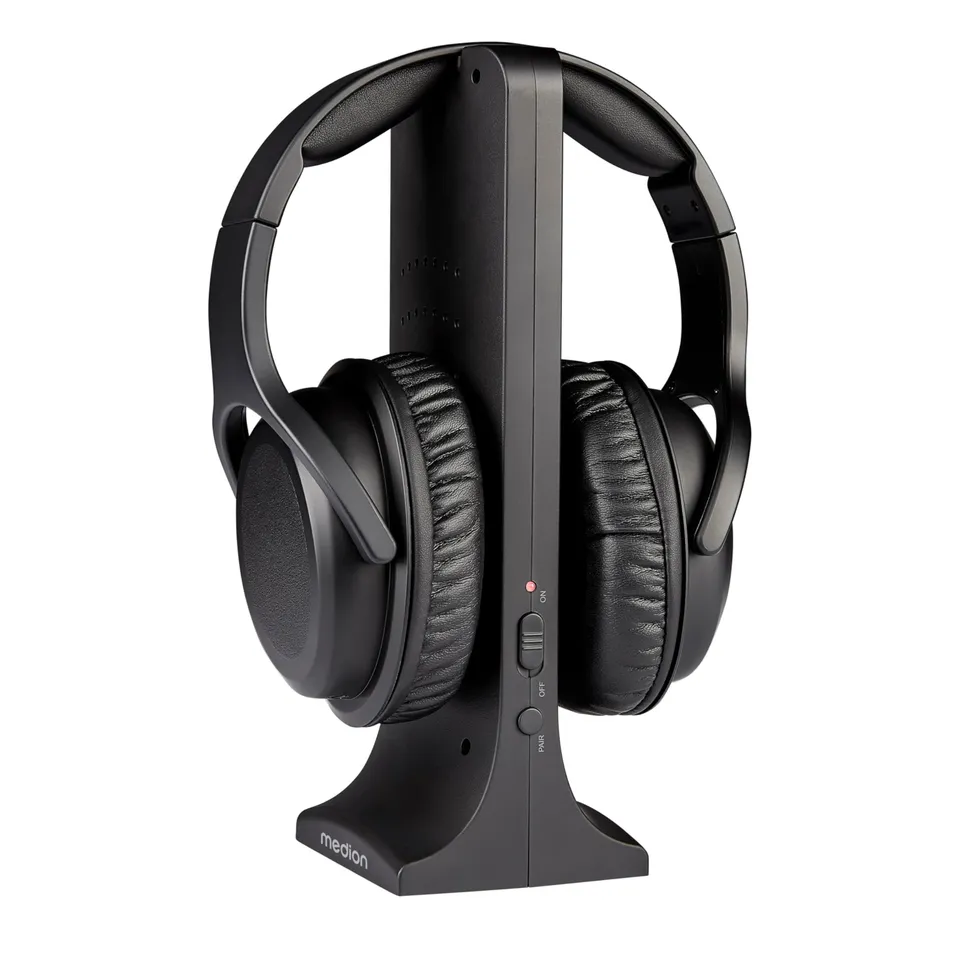 MEDION HS-1 cuffie wireless TV over ear 15 m nere