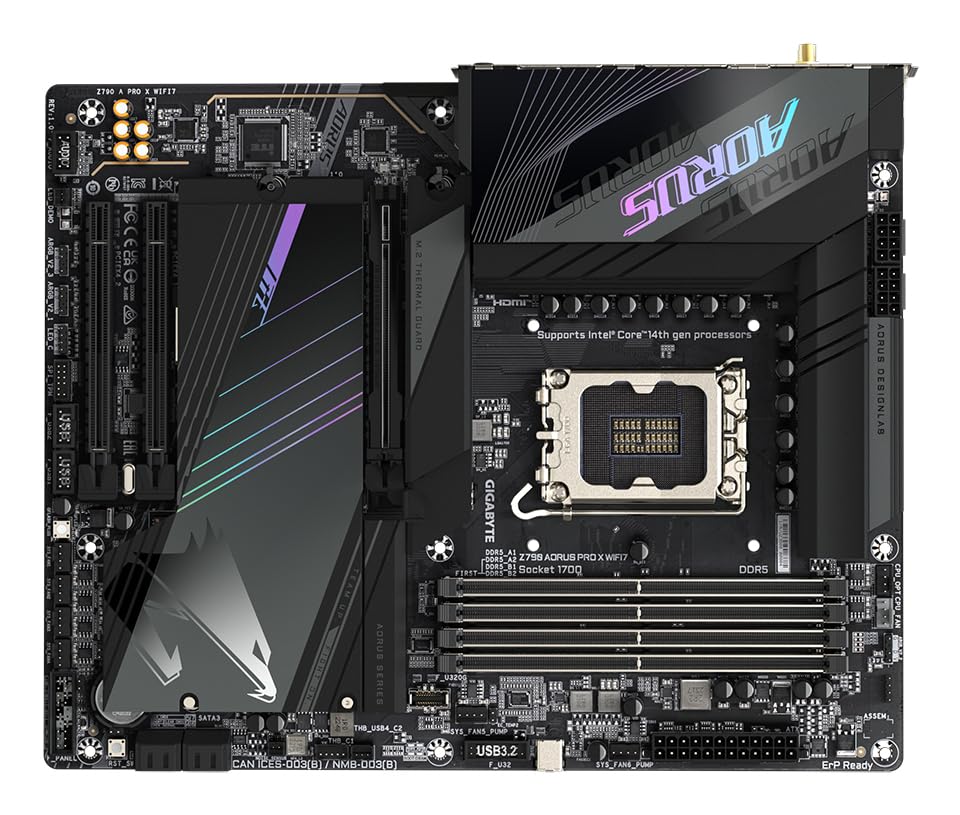 GIGABYTE Z790 AORUS PRO X WIFI7 Scheda Madre DDR5 Wi-Fi 7