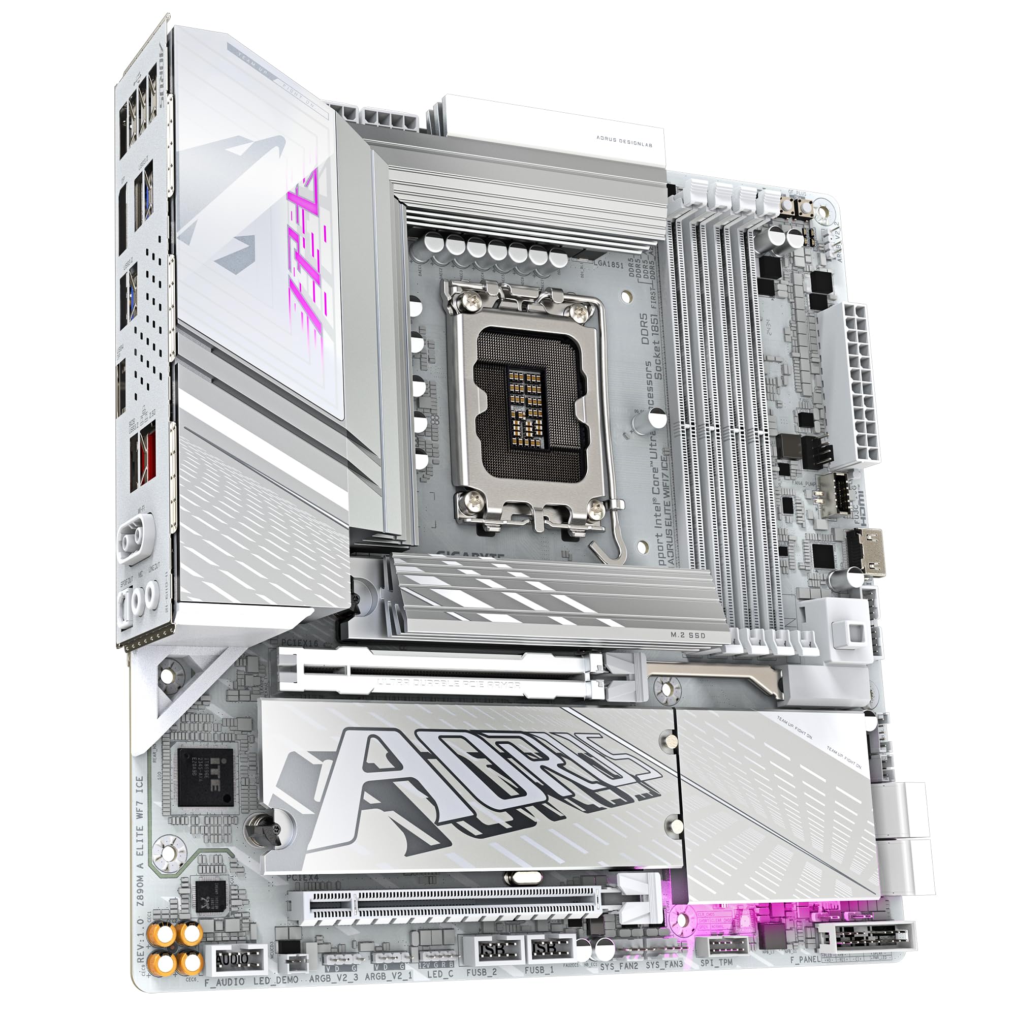 Gigabyte AORUS Z890M ELITE WIFI7 ICE scheda madre LGA1851 DDR5