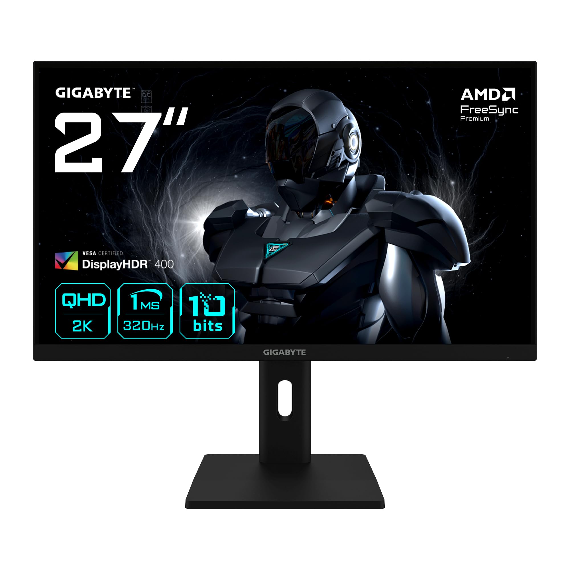 Gigabyte G27Q3 monitor gaming 27" QHD 320Hz HDR400