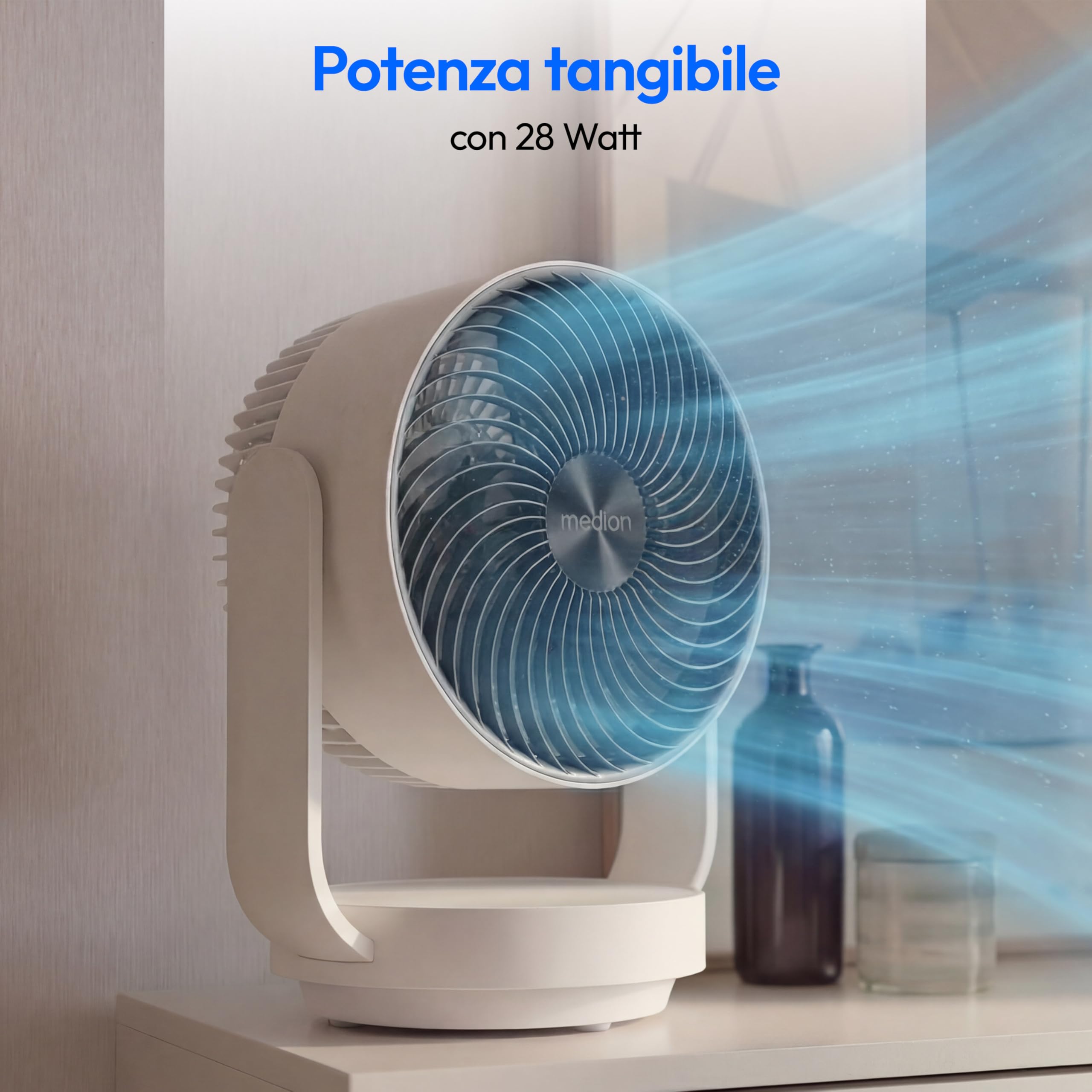 Medion P20 DF P20 DF ventilatore da tavolo 28W con telecomando
