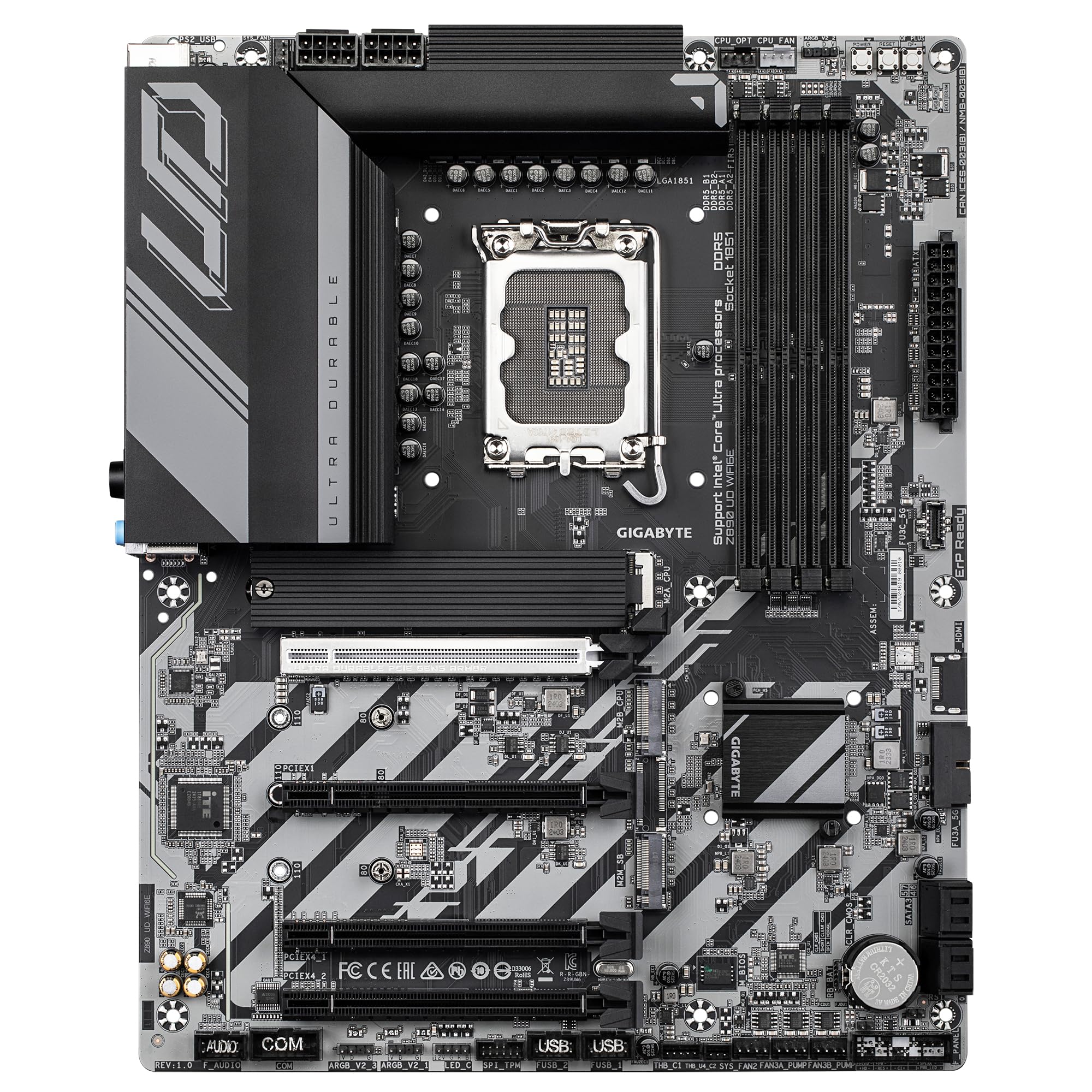 GIGABYTE Z890 UD WIFI6E scheda madre ATX DDR5 LGA1851