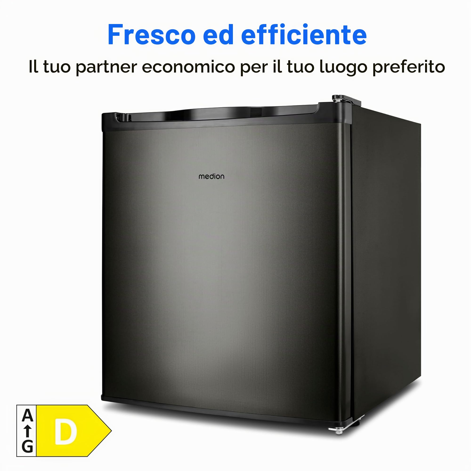 Medion MD37675 Mini Congelatore 33L Grigio