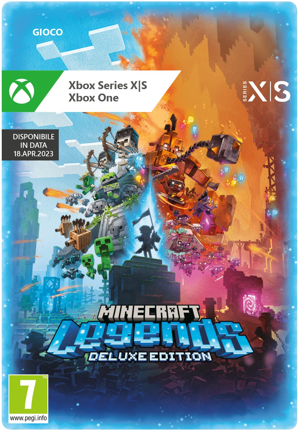 Minecraft Legends Deluxe Edition Gioco Xbox Download Multigiocatore