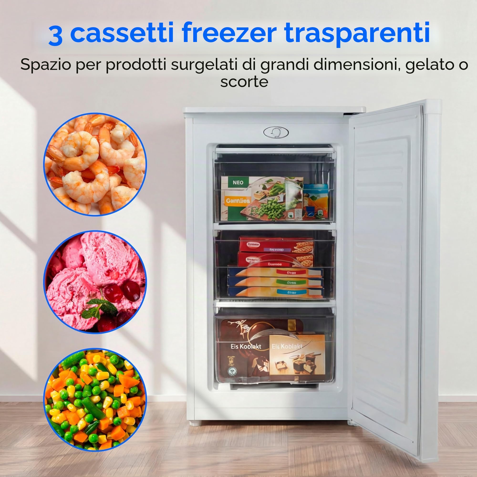 MEDION MD 37688 congelatore 64 litri 85 cm 4 stelle