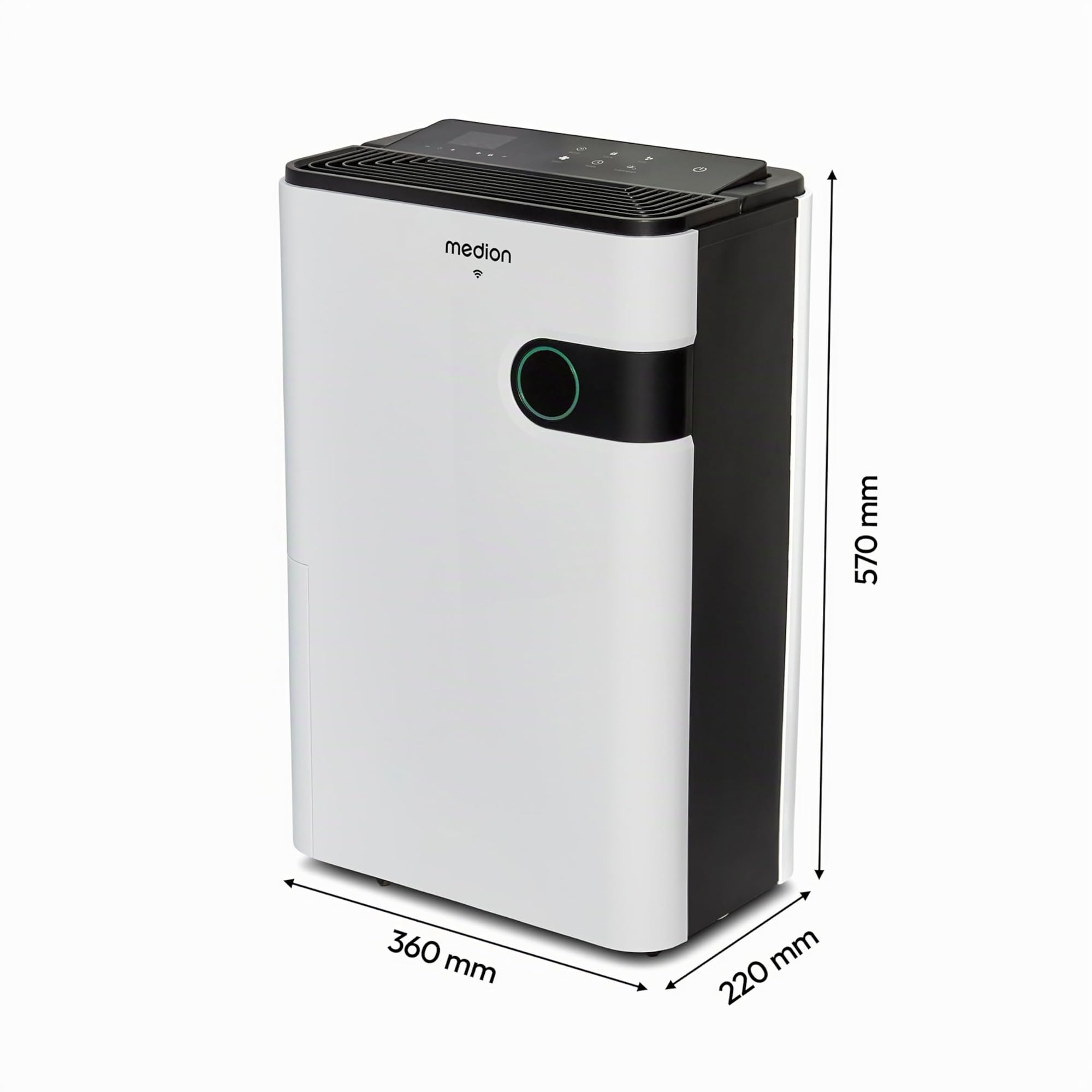 MEDION Smart deumidificatore 5L 24L giorno per 40mq