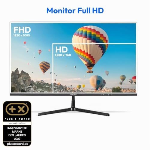 MEDION AKOYA P52218 MD 20150 monitor 22" FHD nero