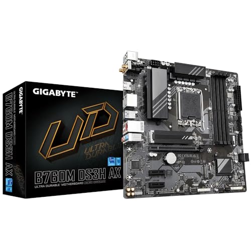 GIGABYTE B760M DS3H AX scheda madre Micro-ATX DDR5 WiFi