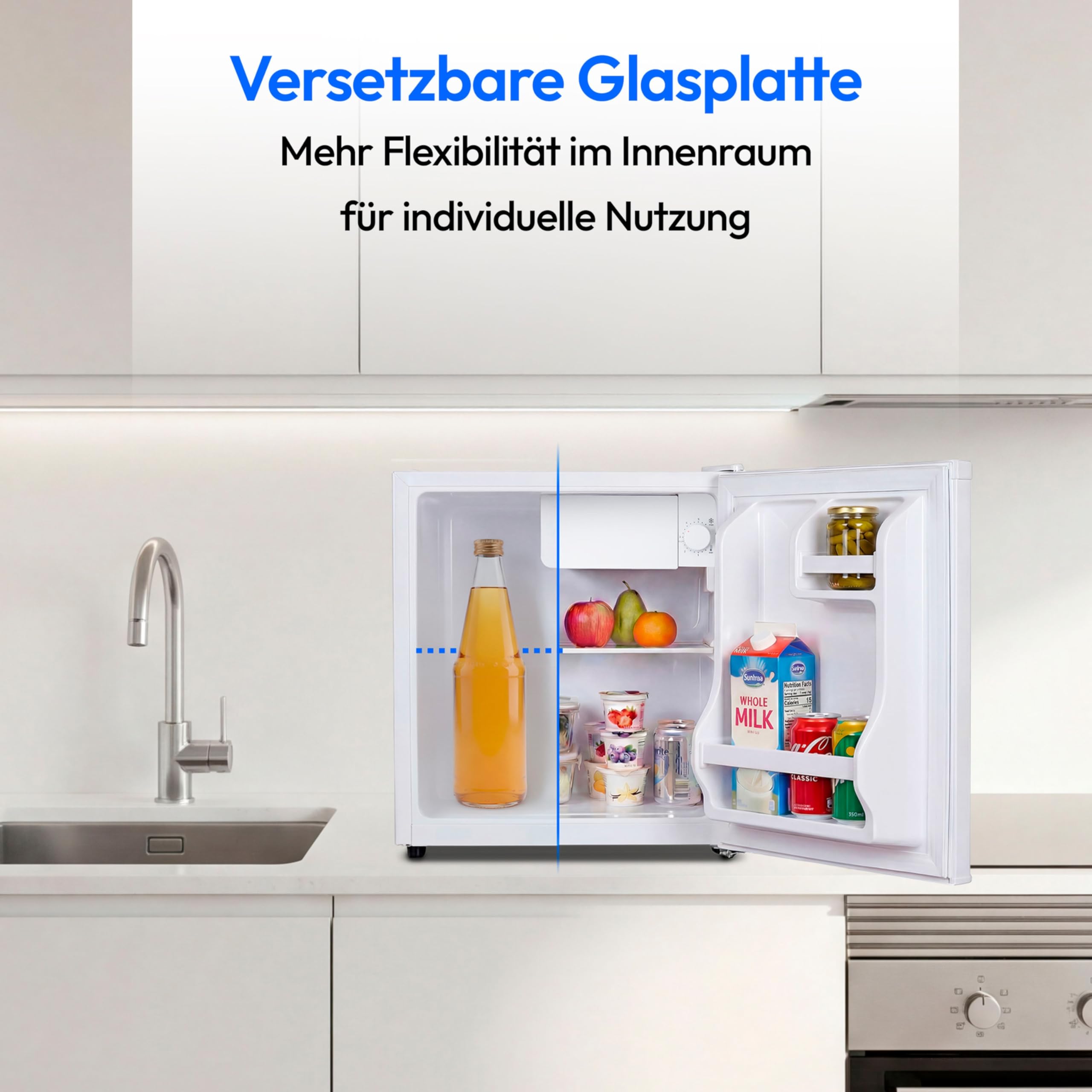 MEDION MD 370001 mini frigorifero 42L con freezer bianco