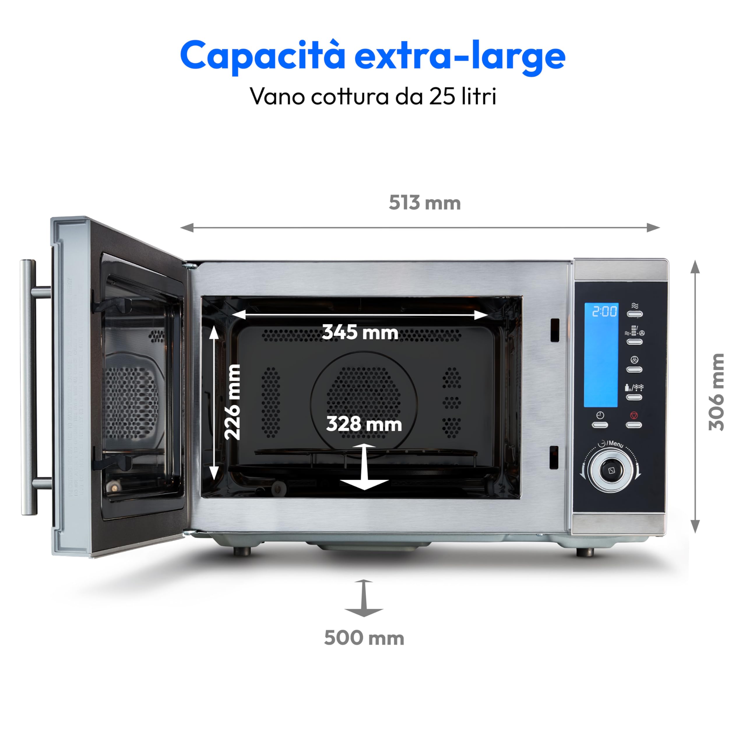 MEDION MD15501 microonde combinato 25 L nero grill