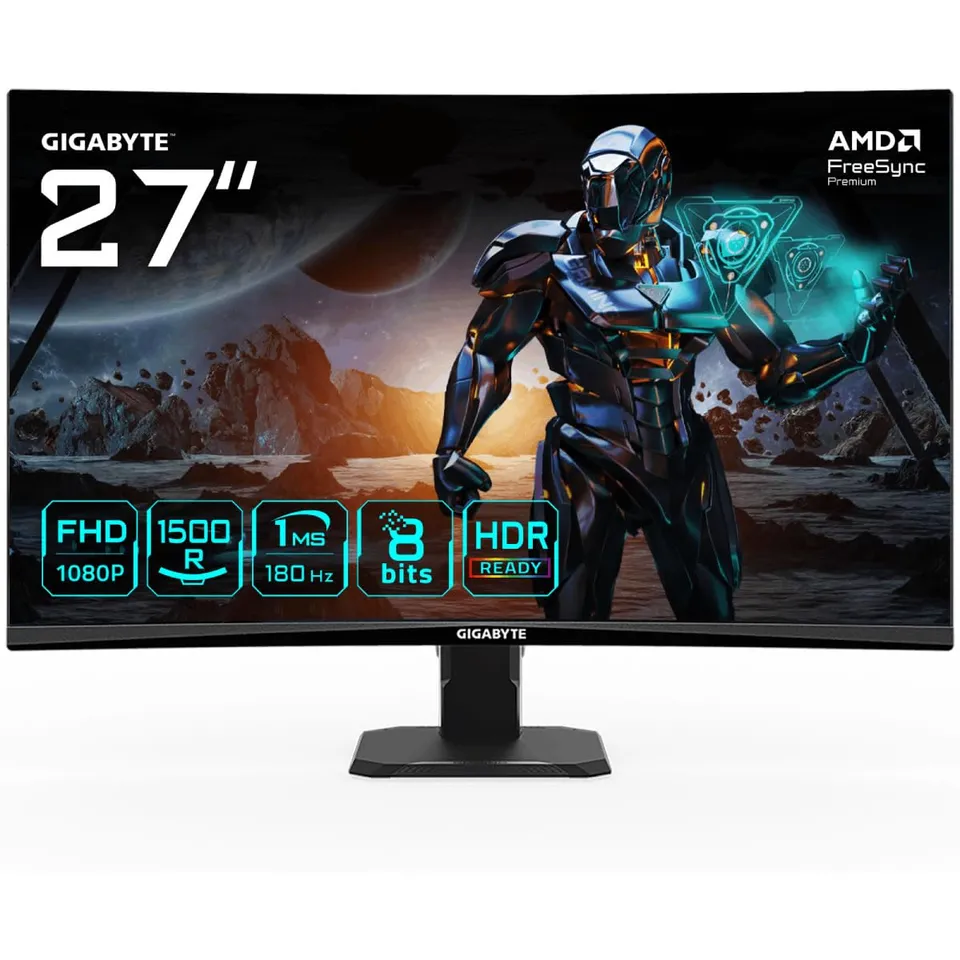 Gigabyte GS27FC monitor curvo 27" FHD 180Hz 1ms
