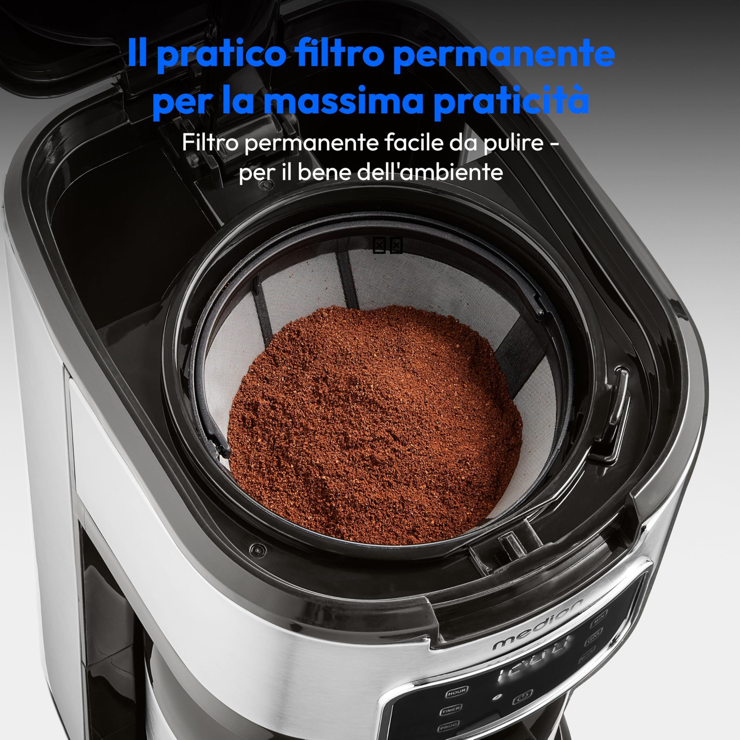 MEDION MD11019 caffettiera filtro thermos 1,25 L 10 tazze