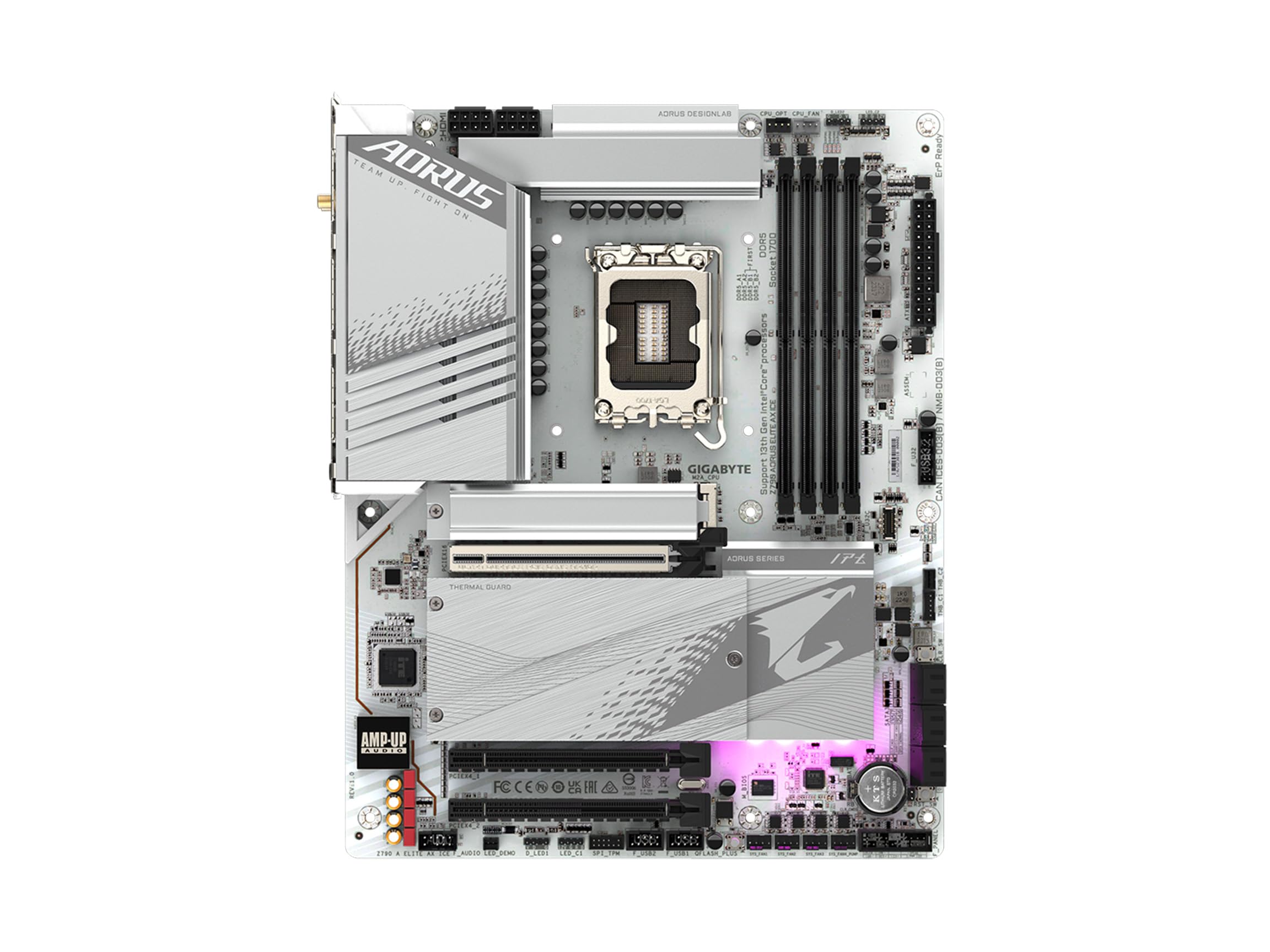 Gigabyte Z790 Aorus Elite AX ICE scheda madre WiFi 6E