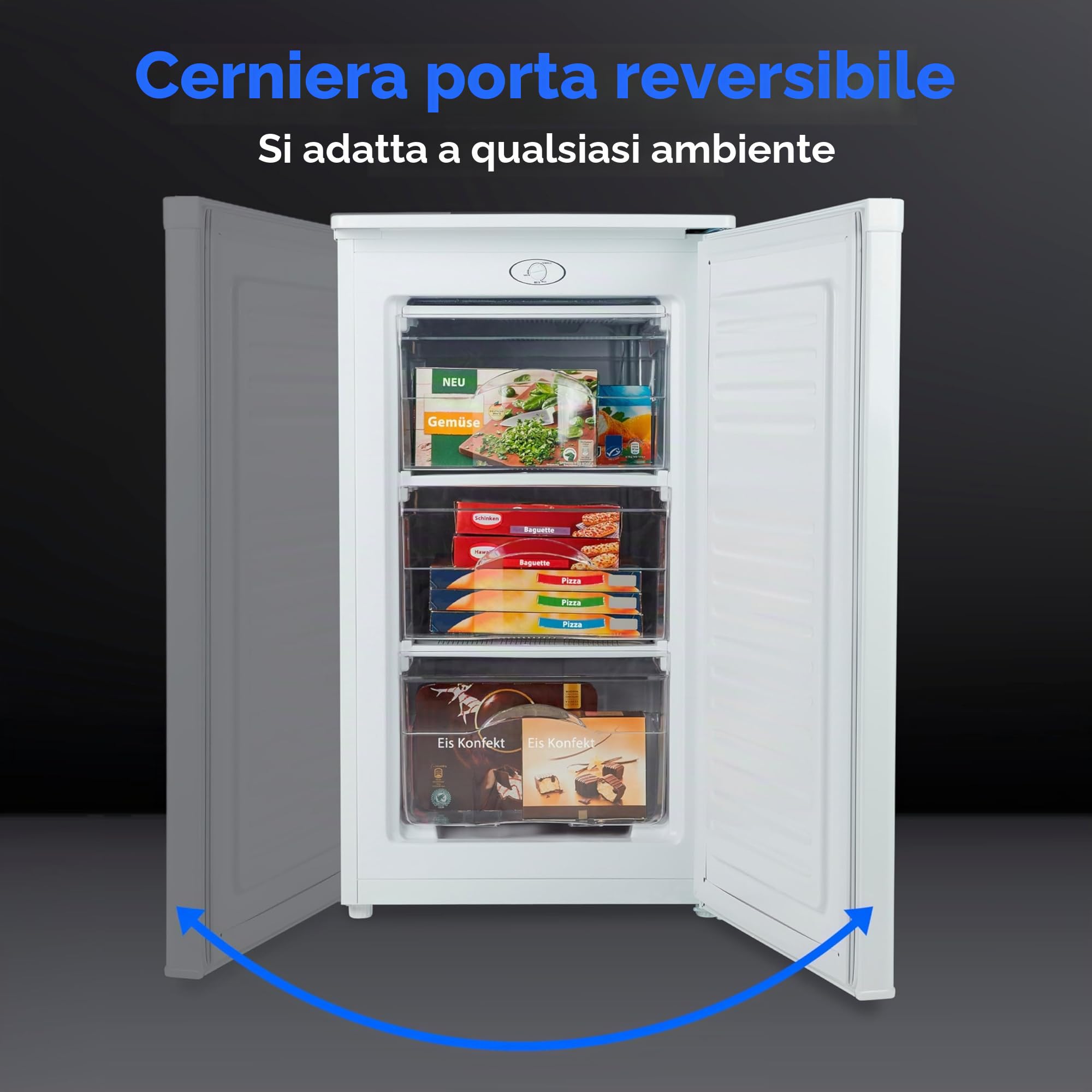 MEDION MD 37688 congelatore 64 litri 85 cm 4 stelle