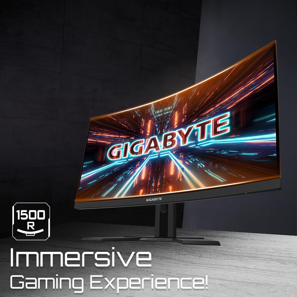 Gigabyte G27QC A Monitor Curvo 27 QHD 165Hz HDR