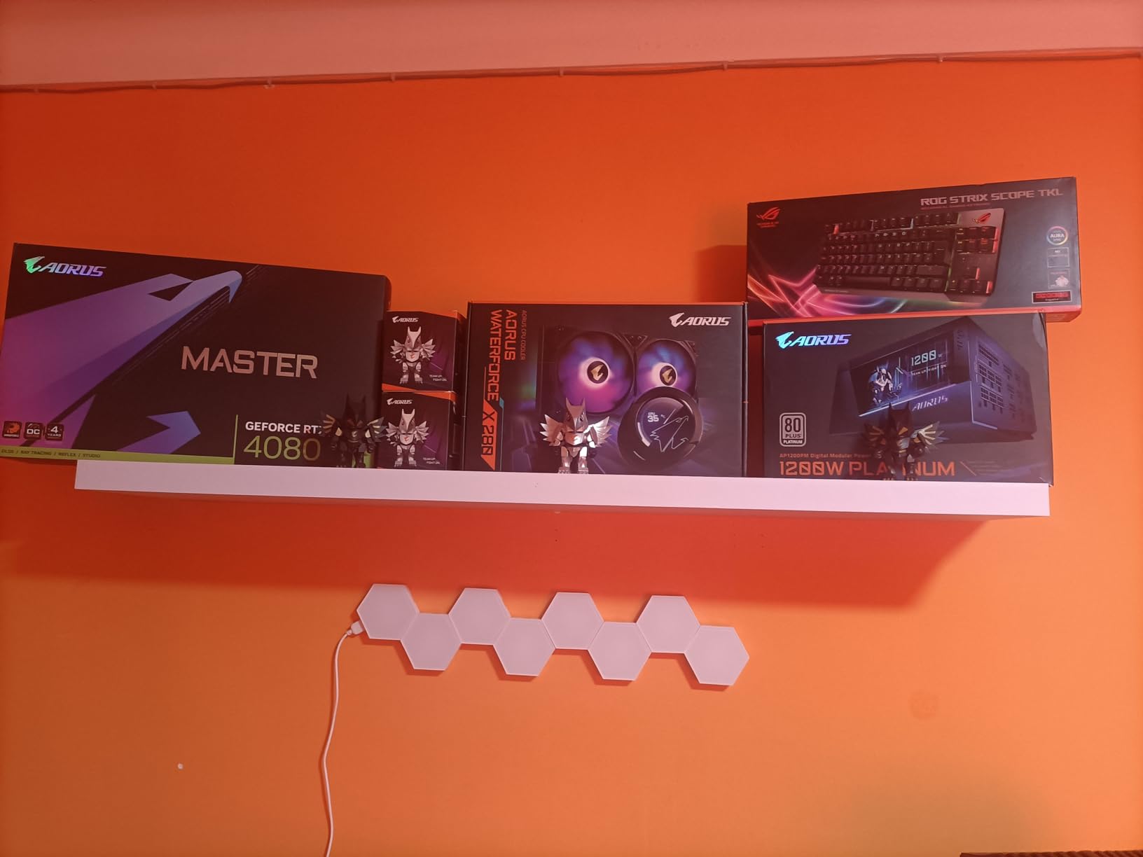 GIGABYTE AORUS MASTER GV-N4080AORUS M-16GD scheda grafica 16GB GDDR6X