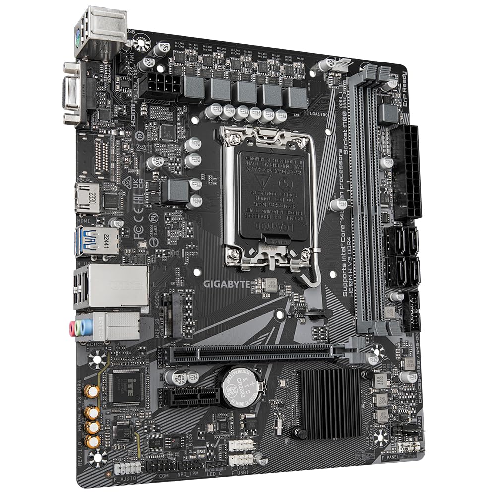 GIGABYTE H610M H V3 scheda madre Intel LGA1700 DDR4