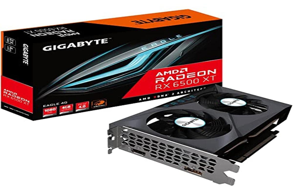Gigabyte Eagle RX 6500 XT scheda video 4GB GDDR6 WINDFORCE