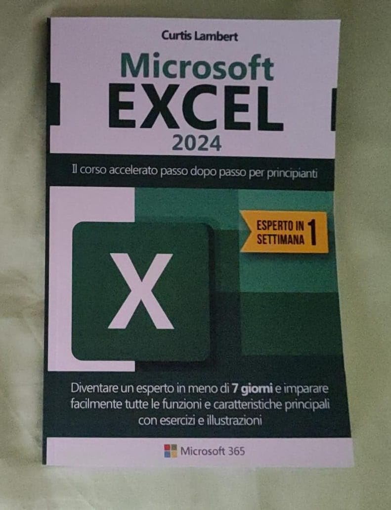 Microsoft Excel corso accelerato libro principianti 7 giorni