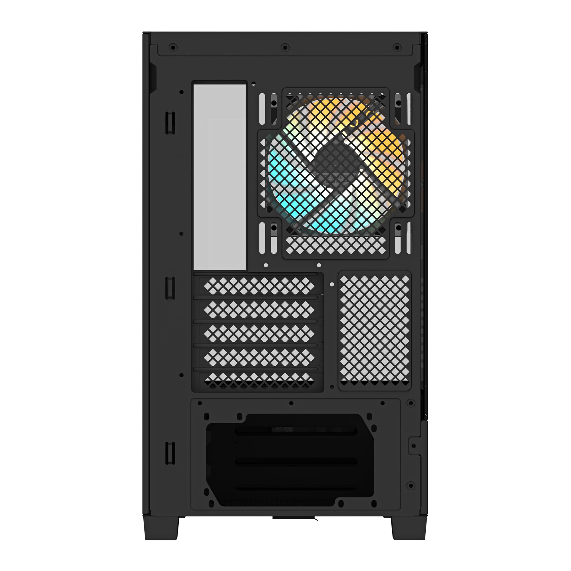 Gigabyte C201 Panoramic case PC Mid Tower vetro 3 ventole