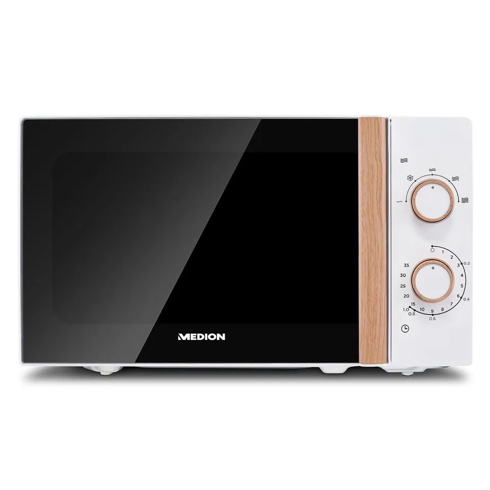 MEDION MD 10596 microonde 20L 700W effetto legno bianco