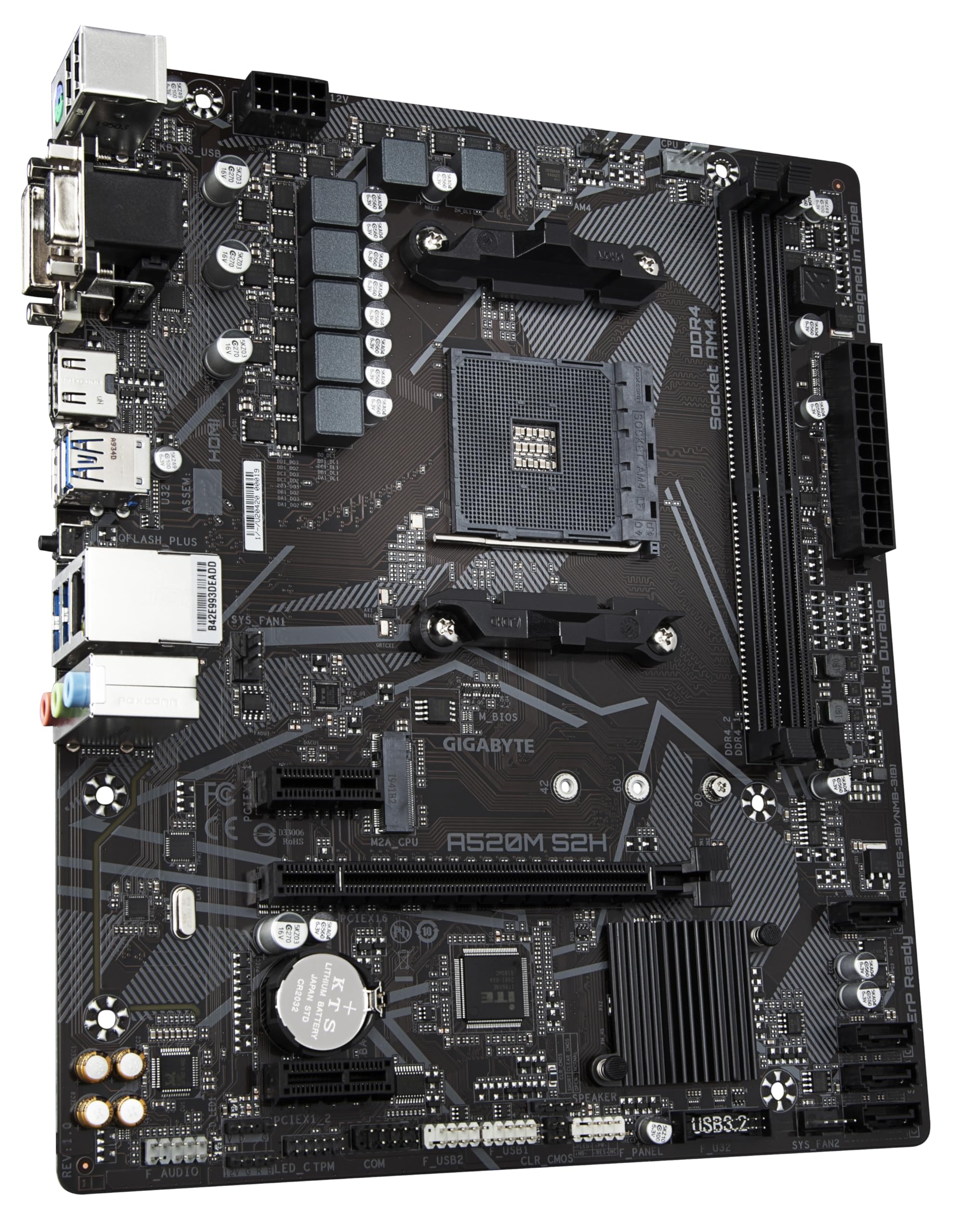 Gigabyte A520M S2H scheda madre Micro ATX AM4 DDR4